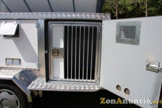 Remolque de aluminio para perros de razas grandes